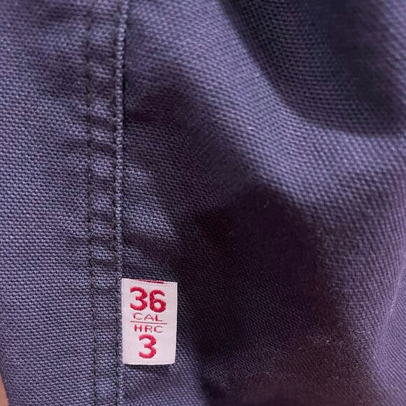 Tyndale FR Men’s Flame Resistant Heavy Duty‎ Canvas Jacket Work Coat Size Medium - Picture 7 of 8